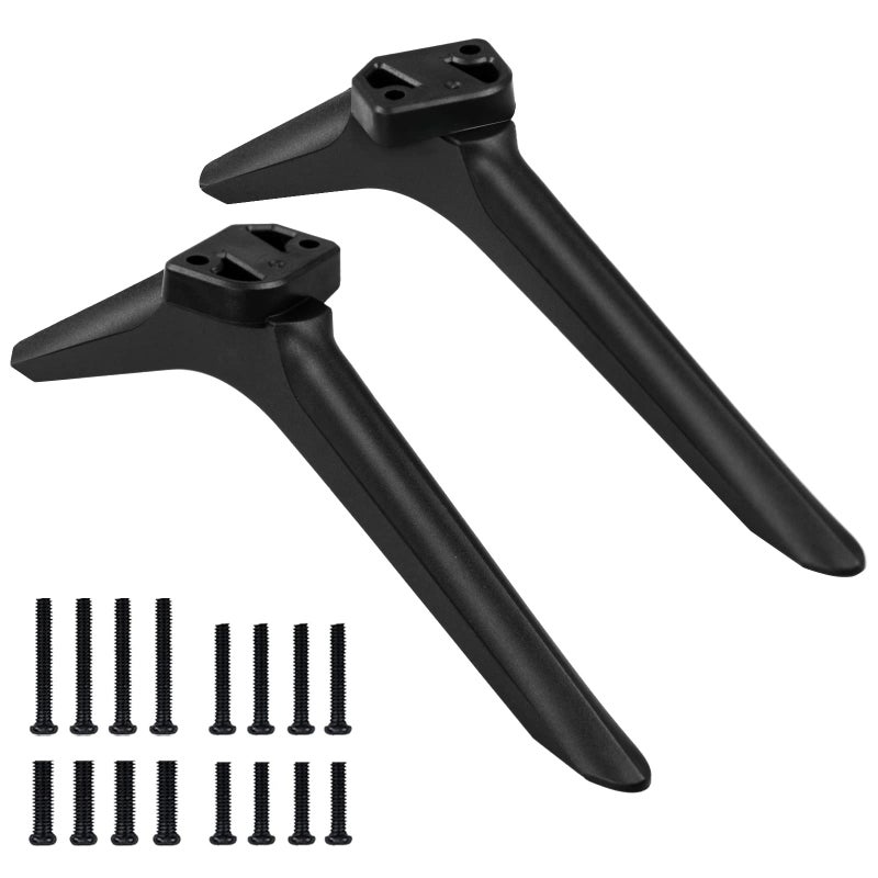 Maozhren TV Base Stand for Hisense TV Legs TV Stand Legs for Hisense 32 43 50 55 58 65 TV for 32H4030F3 32H4G 43R6E3 43R6E1 50R6E3 50R6E4 50R6090G 55R6E1 55R6E 55R6070G 58R6E3 65H6570F with Screws