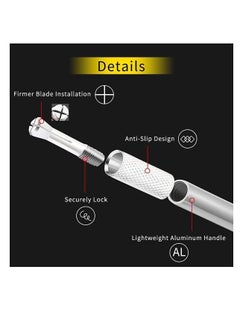 Y&D Upgrade Precision Carving Craft Knife Hobby Kit,Utility with 40 Spare Blades for Art, Scrapbooking,Stencil  - Image 3
