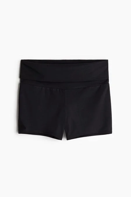 اتش اند ام Foldover-waist mini shorts