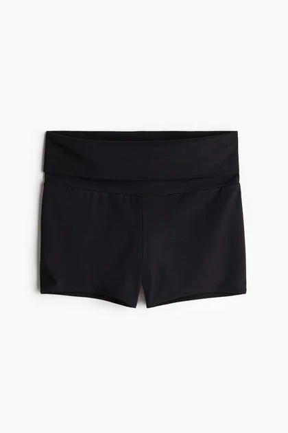 اتش اند ام Foldover-waist mini shorts