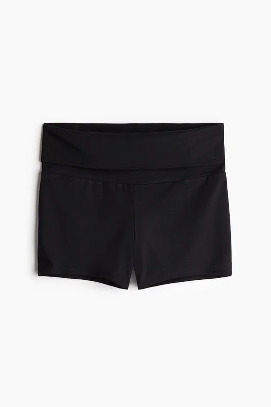 اتش اند ام Foldover-waist mini shorts