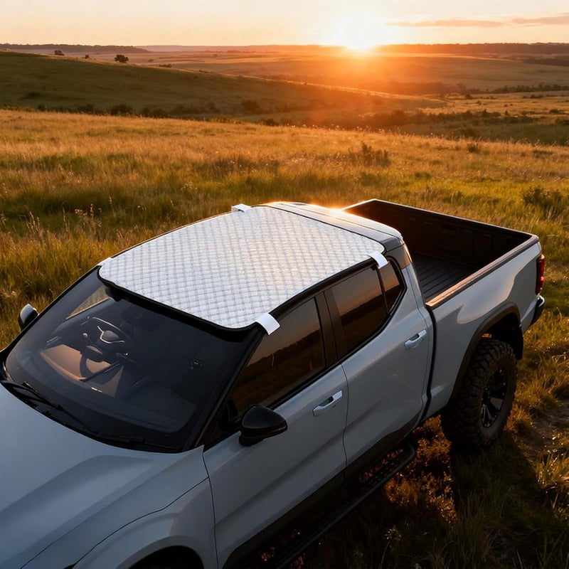 Car Sunroof Cover | Car Top Ice Snow Protection Supplies,Sun Protection Roof Cover | for SUVs RVs Accessories Sleeping Camping Road Trips Travel - Image 2