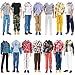 E-TING ETING 6Item Fantastic Pack 3 Sets Fashion Casual Wear Clothes Outfit with 3 Pairs of Shoes for 12 Inch Doll Clothes Random Style - Image 2