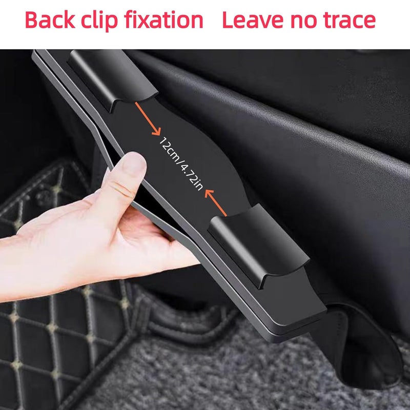 AOWIS Car Leather Trash Bag Smart LED Waterproof Organizer Storage Garbage Can (Brown) - Image 5