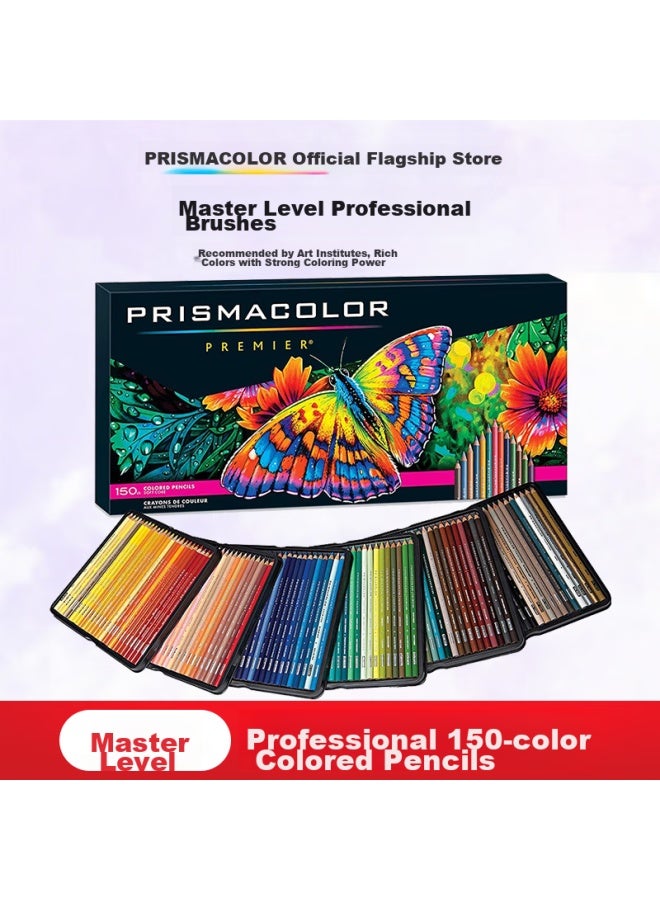 Prismacolor Puli Ma Colored Pencils, 150 Colors Oil-based Master-grade Drawing Set, American Sanfu Puli Ma, Sketching And Drawing - Image 1