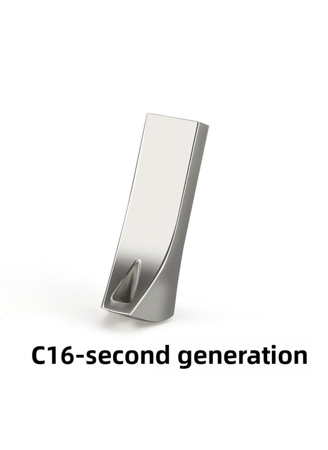 U Disk Waterproof Creative Metal U Disk Custom Usb2.0 Gift 3.0 High Speed 8g16gU Disk 32G 64g-Color:C16-second Generation-Capacity:USB3.0/64GB  - Image 1