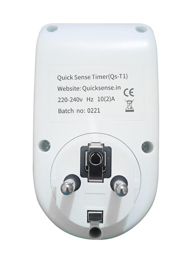 Quick Sense (Qs-T1): Digital Programmable Electronic Timer for Mobile and Laptop Charging, Lighting Control (6 Pcs Pack) - Image 4