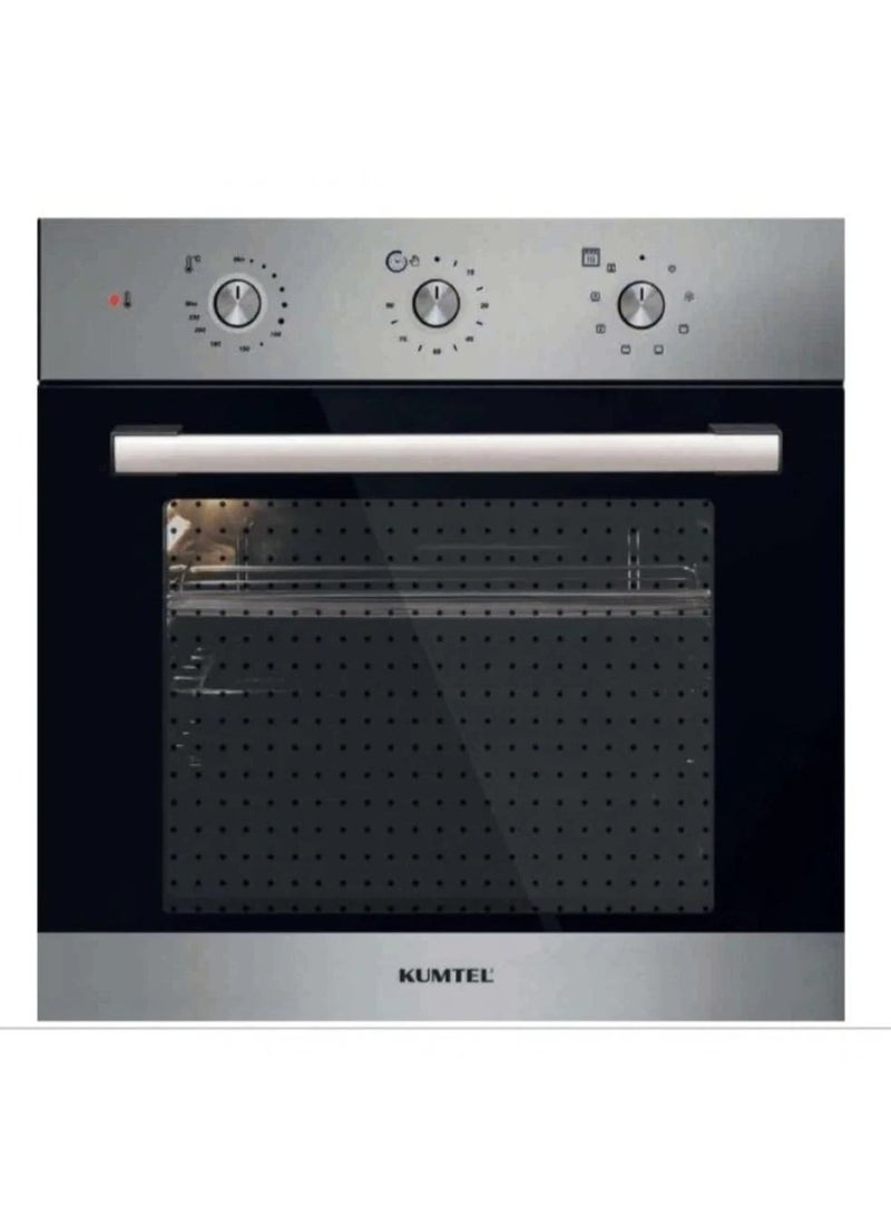 كومتيل فرن كهربائي بلت إن ستانلس ستيل للمطبخ، سعة 56 لتر، 4 برامج تشغيل، 3 مفاتيح تحكم، موديل 362-10-A6-SF2(MT) - Image 1