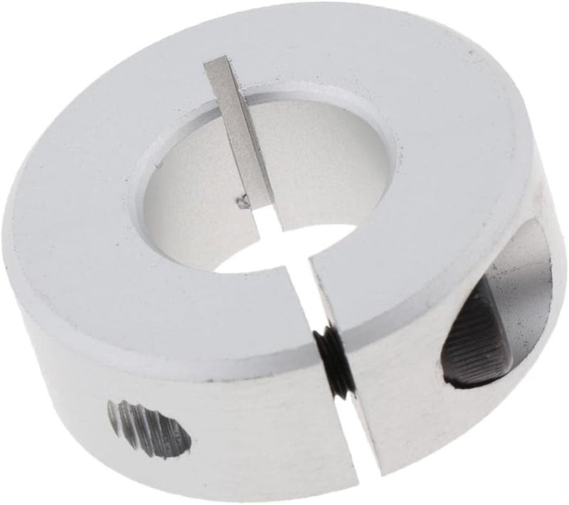 كلاراكو طوق إيقاف حلقي من الألومنيوم بأحجام 10 مم، 13 مم، 16 مم، 22 مم، 28 مم، لتحديد عمق عمود مثقاب الحفر، فضي اللون، يدوم طويلاً، 16 مم - Image 2