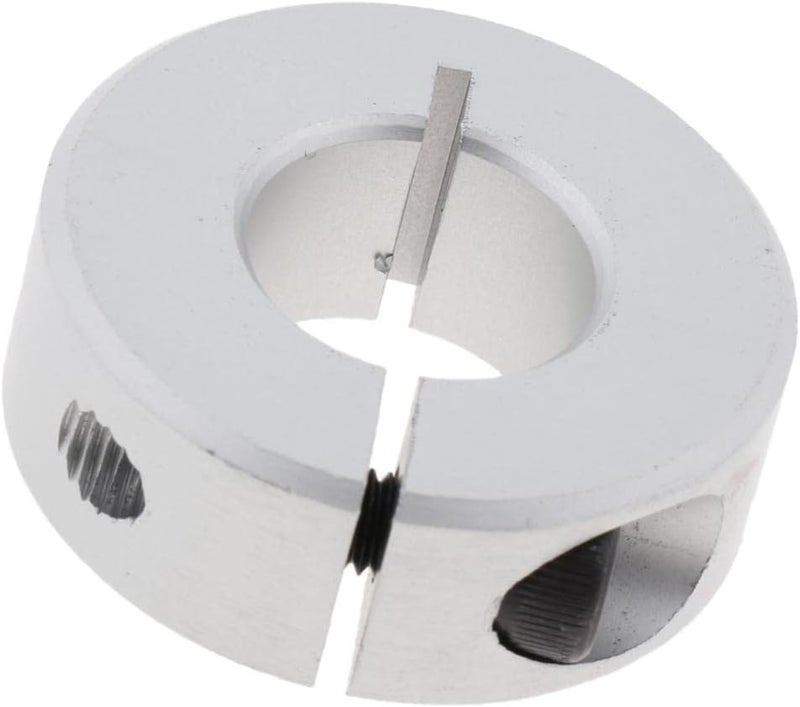 كلاراكو طوق إيقاف حلقي من الألومنيوم بأحجام 10 مم، 13 مم، 16 مم، 22 مم، 28 مم، لتحديد عمق عمود مثقاب الحفر، فضي اللون، يدوم طويلاً، 16 مم - Image 1