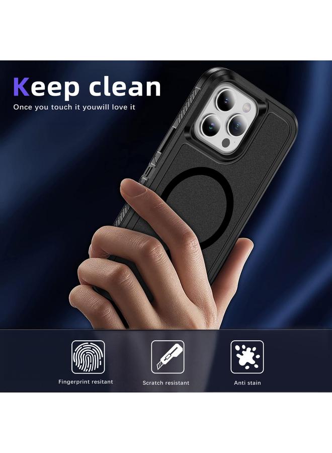 زبون جراب لهاتف iPhone 12 Pro Max Guard Magsafe بحلقة مغناطيسية غير لامعة - Image 5