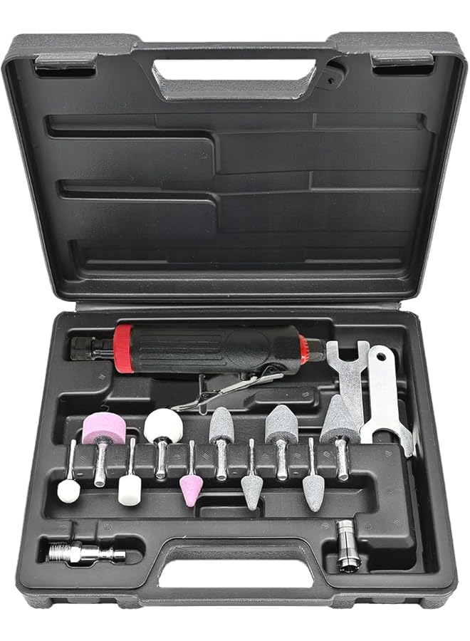 Rd F2011 Professional Pneumatic Die Grinder – 1 4 Inch Collet 6Mm Air Powered Tool 22000 Rpm For Precision Grinding And Polishing - Image 1