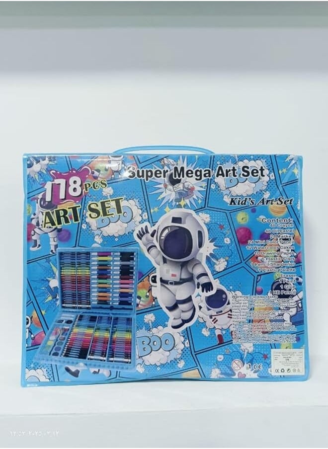 178 Piece Art Set, Artist Drawing and Drawing Set with Art Case for Kids, Teens, Adults 