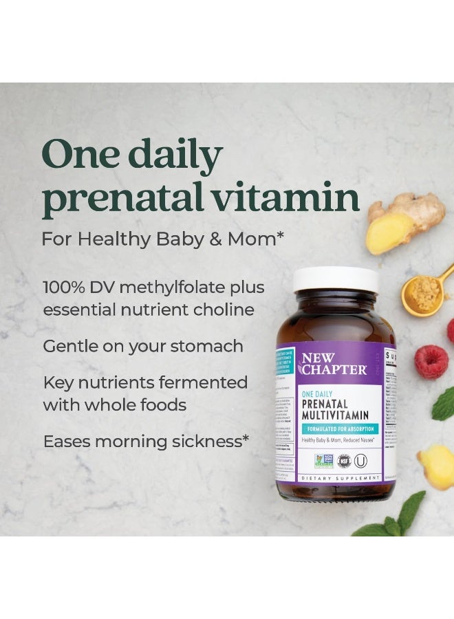 New Chapter Prenatal Vitamins Prenatal Multivitamin With Methylfolate + Choline For Healthy Mom Baby, One Daily, 90 Count - Image 4