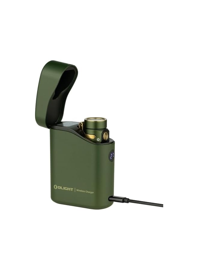 OLIGHT Olight Baton4 Premium Edition EDC Flashlights 1300 Lumens with Type-C Charging Box, Powered by Rechargeable Battery, Small Bright Flashlight IPX8 Waterproof for Camping, Emergencies（OD Green）  - Image 2