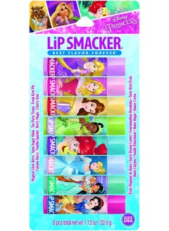 Lip Smacker Disney Princess Flavored Lip Balm Party Pack 8 Count Clear For Kids  - Image 1