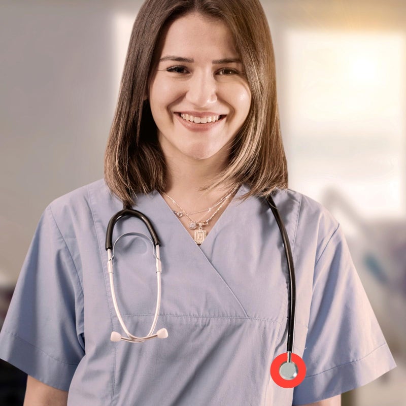 Red Silicone Stethoscope Head Covers 10pcs Protective Replacement Sleeves for Medical Use - Image 5
