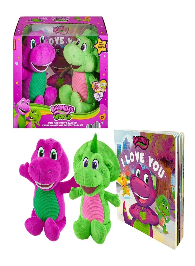Barney Fisher-Price World Baby Bop Plushes & Storybook - Image 1