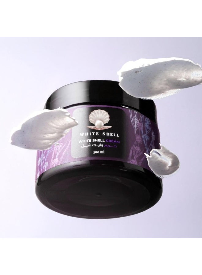 وايت شيل كريم وايت شيل 300 مل لتفتيح وترطيب وتقشير لطيف للعناية اليومية بالبشرة - Image 3