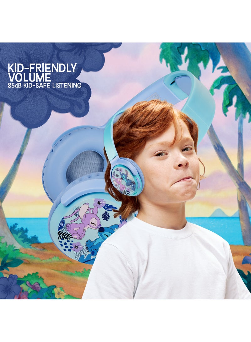 ديزني سماعات رأس فولكانو سلسلة إيفيميريس Stitch Bluetooth V5.3 – سائق 40 ملم، مقاومة للماء IPX4، تشغيل 13 ساعة، تصميم قابل للطي، شحن Type-C - Image 2