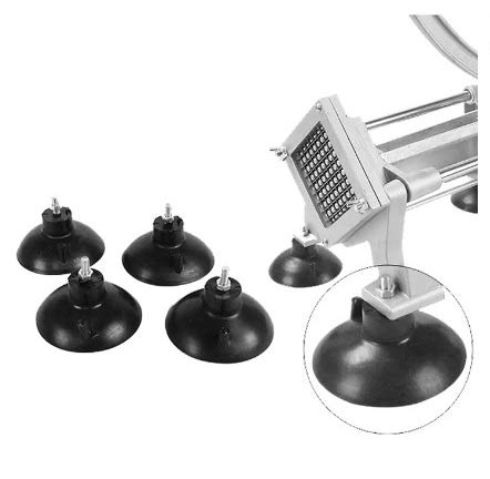 THW® Stainless Steel Commercial Restaurant Vegetable Fruits French Fry Fries Vegetable Cutter with Suction Feet and 4 Different attachments- Can be Mounted on Wall Also - Image 5