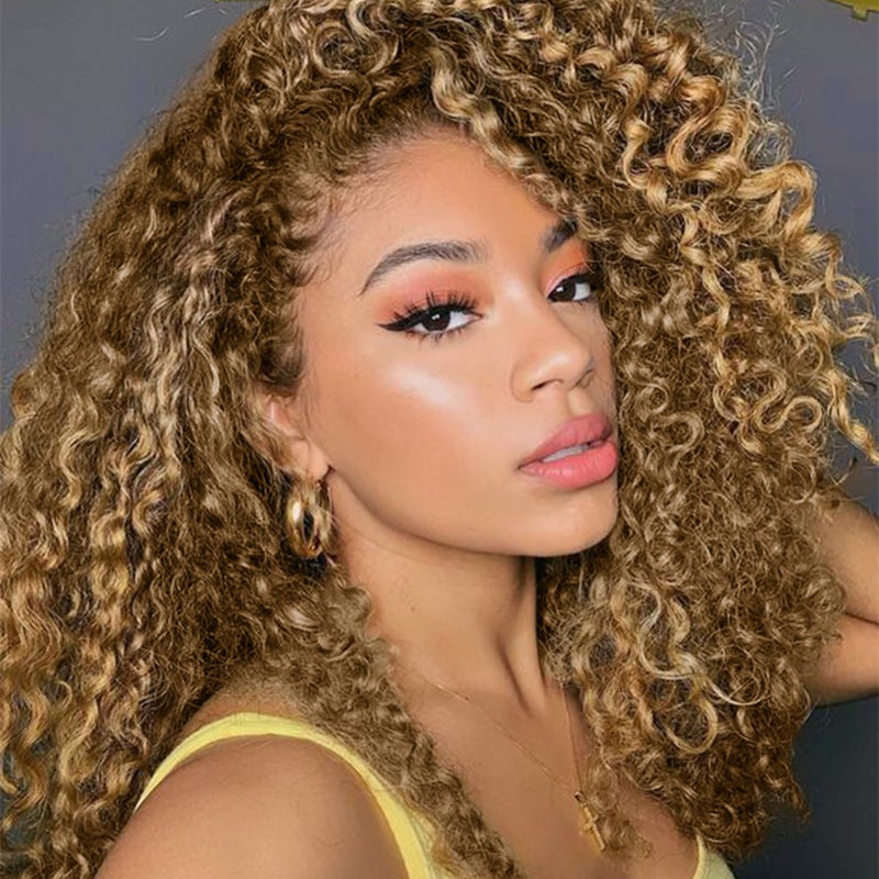 Eerya 7 Packs GoGo Curl Crochet Hair Short Curly Crochet Hair for Women Water Wave Beach Curl Deep Twist Crochet Braids Synthetic crochet Hair Extensions (10 Inch, #27) - Image 1