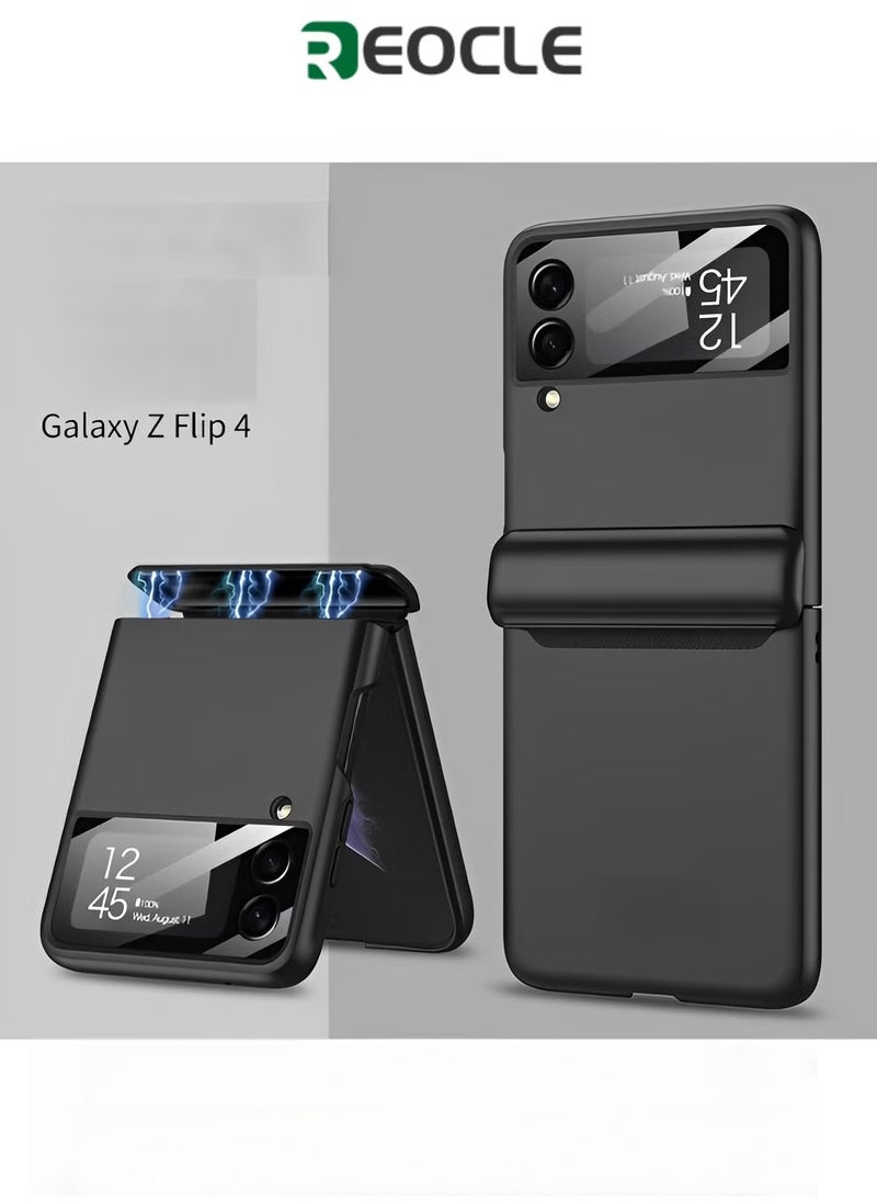 REOCLE Aero Flex Samsung Galaxy Z Flip  Case with Hinge Protection Protective Slim Cover Protective Body with Hinge Protector for Samsung Galaxy Z Flip 4 - Image 1