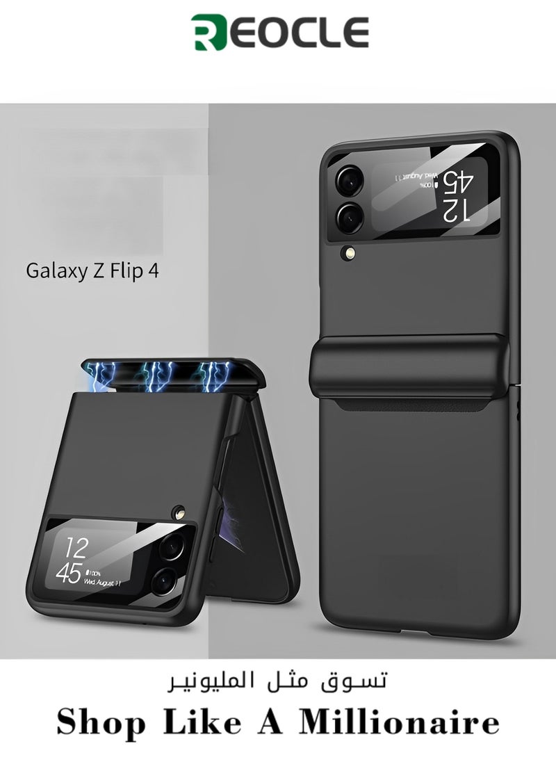 REOCLE Aero Flex Samsung Galaxy Z Flip 3 4 5 Case with Hinge Protection Protective Slim Cover Protective Body with Hinge Protector for Samsung Galaxy Z Flip 3 4 5  - Image 1