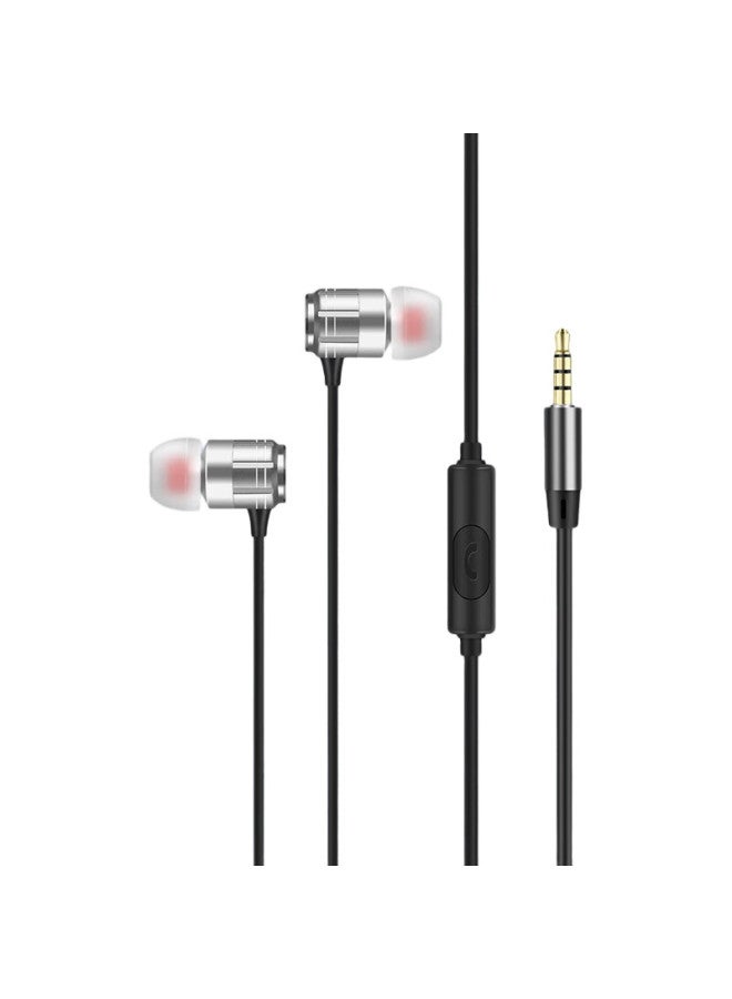 Newmine Newman Jk12 Computer Headphones, In-Ear Wired, 3-Meter Extended Cable, With Microphone, Desktop Dual-Port Plug With Microphone, Laptop Headset, Two-In Voice And E-Sports Gaming - Image 1