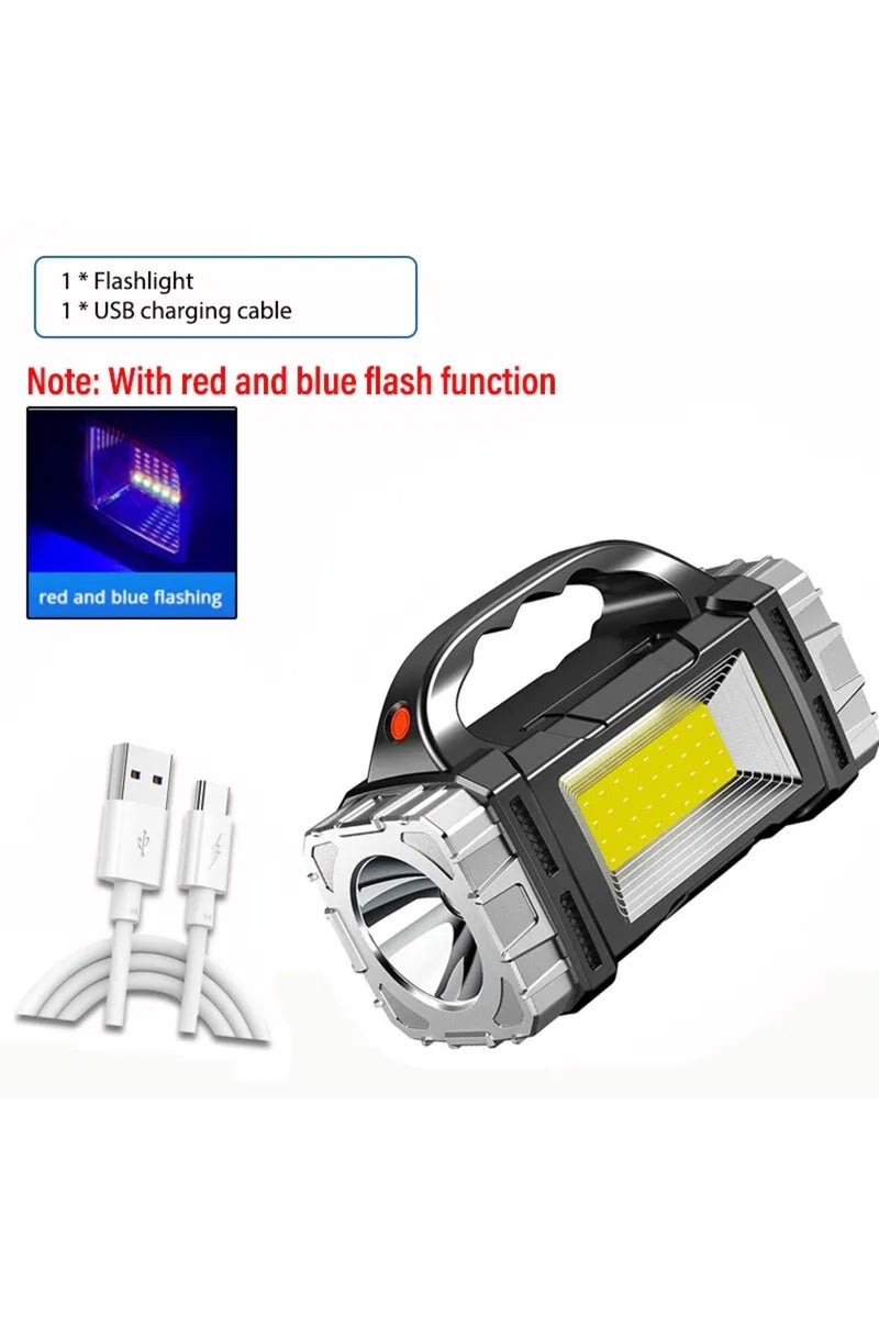 erorex 18650 Silver Cold White Multifunctional portable light strip side light waterproof multiple lighting - Image 5