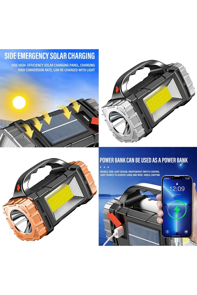 erorex 18650 Silver Cold White Multifunctional portable light strip side light waterproof multiple lighting - Image 2