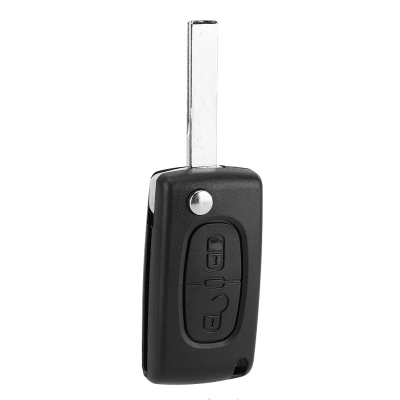 New 2 Button Key Fob Case Plastic - Anti-Rust Wear-Resistant Shell Replacement Cover for PEUGEOT - Image 3