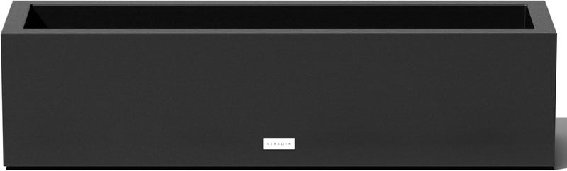 Veradek Block Series Window Box Planter - Rectangular Flower Pot for Indoor or Outdoor Window Sill/Balcony | All-Weather Use with Drainage Holes | Modern Décor for Succulents, Herbs, Small Plants - Image 1
