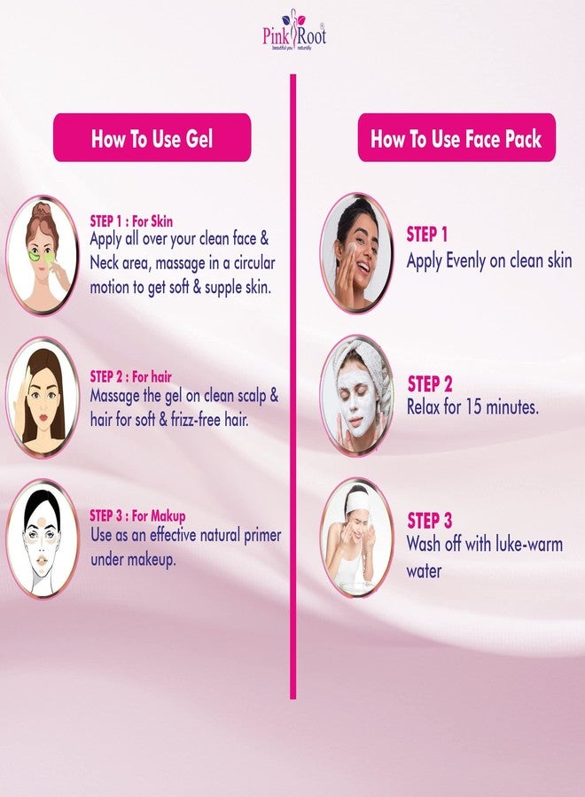 Pink Root Gold Mask 500gm with Fruit Gel 500gm - Image 4