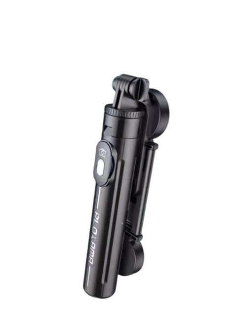 Selfie Stick110cm,Lightweight Extendable Tripod Stand with Wireless Remote and LED Light Compatible with iPhone 15 14 13 12 Pro Xs Max