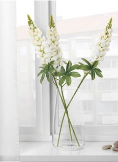 Generic SMYCKA Artificial flower, Lupin/white, 74 cm  - Image 3