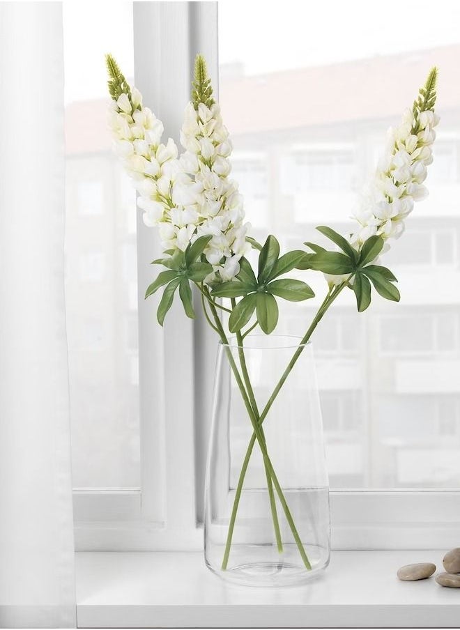 Generic SMYCKA Artificial flower, Lupin/white, 74 cm  - Image 3