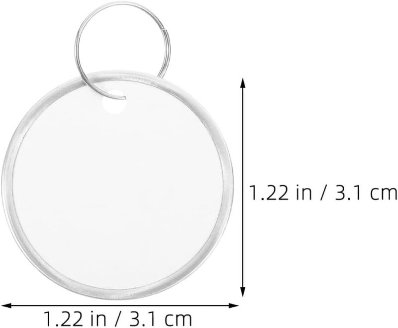 Transparent body LALAFINA 60pcs Metal Rim Key Tags with Writable Round Paper Inserts 31mm Coding Key Ring Labels and Luggage Organization in Office and Home Use Daily wear upgraded resistant material Salt mist resistant Chemical free Local supply chain stock Daily repeated use trusted quality Balanced structure Fine detail Efficiency boosted construction User friendly optimized build Odor resistant Global versatile design Stable local goods source Multi-budget available picks Simple multi-feature practical build Practical design alternatives Budget friendly sizing alternatives Assorted trendy color picks Simplified versatile design All territory compatible build User feedback upgraded quality Newly stocked local goods Hardness boosted processed substance Home & professional compatible Practical build - Image 2