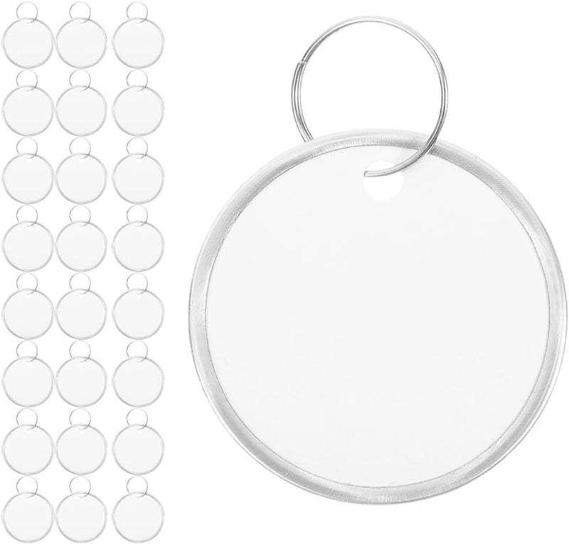 Transparent body LALAFINA 60pcs Metal Rim Key Tags with Writable Round Paper Inserts 31mm Coding Key Ring Labels and Luggage Organization in Office and Home Use Daily wear upgraded resistant material Salt mist resistant Chemical free Local supply chain stock Daily repeated use trusted quality Balanced structure Fine detail Efficiency boosted construction User friendly optimized build Odor resistant Global versatile design Stable local goods source Multi-budget available picks Simple multi-feature practical build Practical design alternatives Budget friendly sizing alternatives Assorted trendy color picks Simplified versatile design All territory compatible build User feedback upgraded quality Newly stocked local goods Hardness boosted processed substance Home & professional compatible Practical build - Image 1