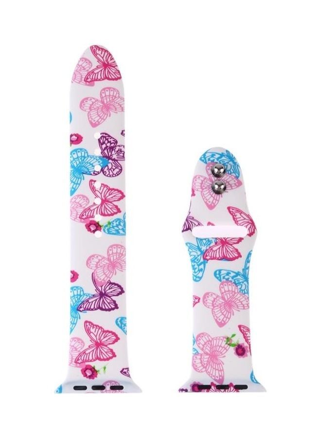 NIBEMINENT Replacement Watchband For Apple Watch Series 5/4 40mm Multicolour - Image 4