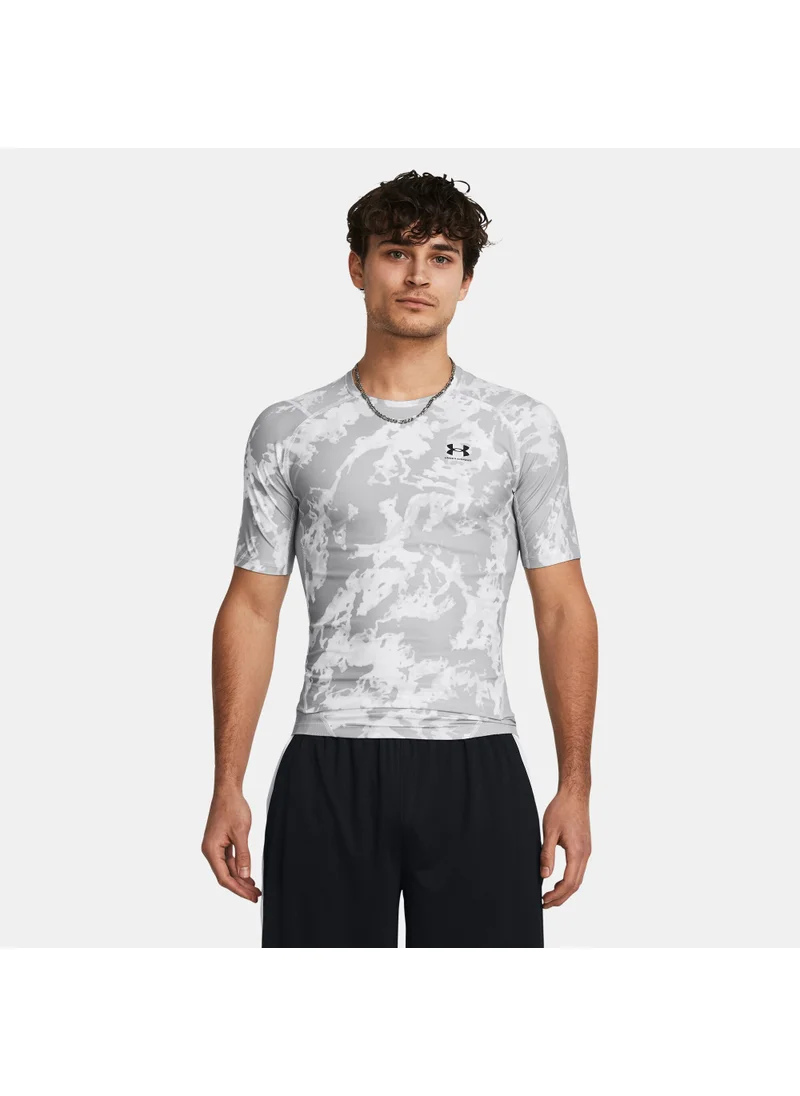 اندر ارمور Men's HeatGear Iso-Chill Graphic Printed Training T-Shirt