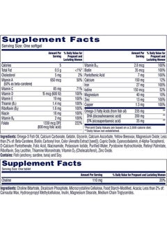 ONE A DAY Women'S Prenatal Advanced Complete Multivitamin With Brain Support 120 Total Packaging May Vary  - Image 4