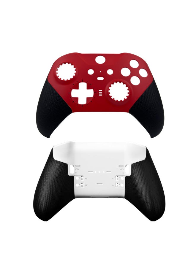 Loquat Xbox One Elite2 Elite Second Generation Handle Shell Handle Accessories Replacement Surface Cover Rear Cover Starry Sky Shell-Product Color:Red Front Cover + Back Cover  - Image 1