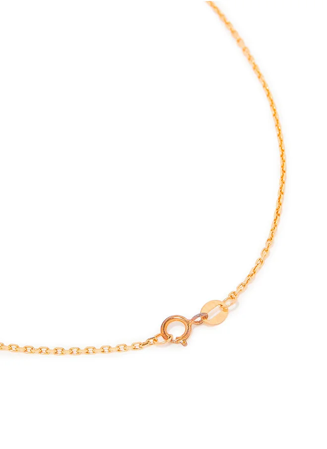 Annaka 18K Gold Elegant Diamond Chain Pendant