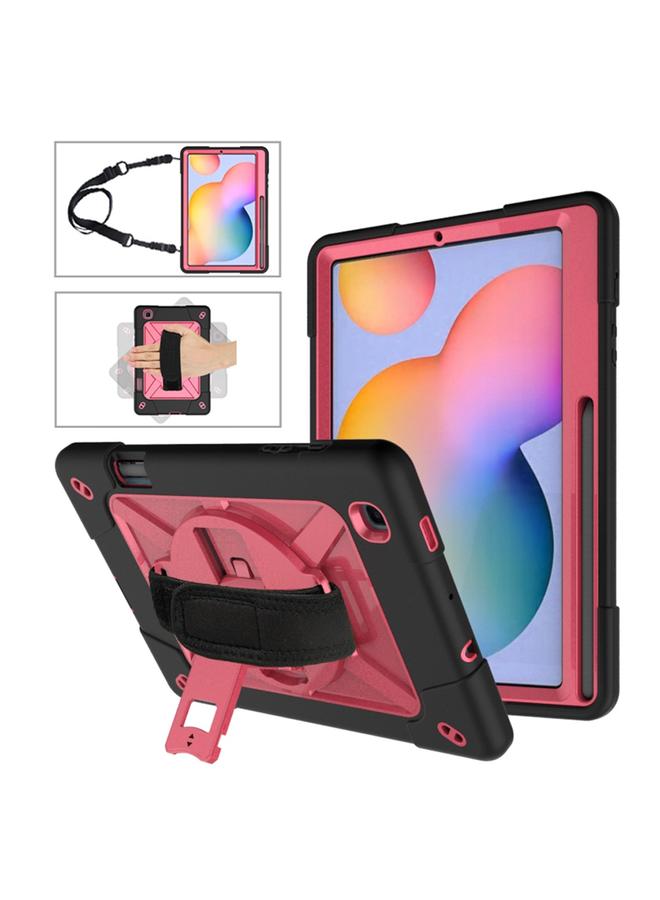 اس-توب جراب لجهاز سامسونج جالاكسي تاب S6 لايت P610 بلون متباين من السيليكون الآلي + جراب كمبيوتر لوحي - Image 1