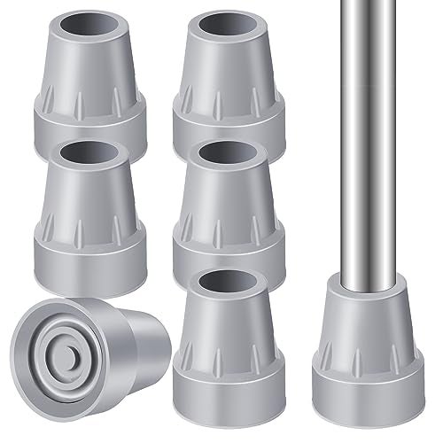 ANCKNE Crutch Tips 78 Inch Upgrade Heavy Duty Rubber Crutch Accessories Replacement Rubber Cane Tips 6Pack - Image 2