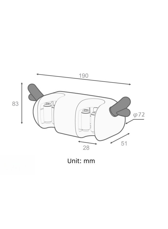 دبليو أيه أو كي أن رف مكنسة وممسحة مثبت على الحائط مع رفين، رف أدوات تخزين المكنسة ورف ممسحة، رف تخزين أدوات الحديقة مع خطافات لاصقة لسقيفة المطبخ ومرآب الغسيل المنزلي، أبيض - Image 3