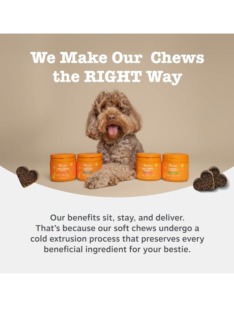 Zesty Paws Salmon Skin and Coat Care with Fish Oil for Dogs Supports Skin Care and Healthy Coat Dog Chews Dog vitamins and supplements with fish oil for dogs 90 Count - Image 4