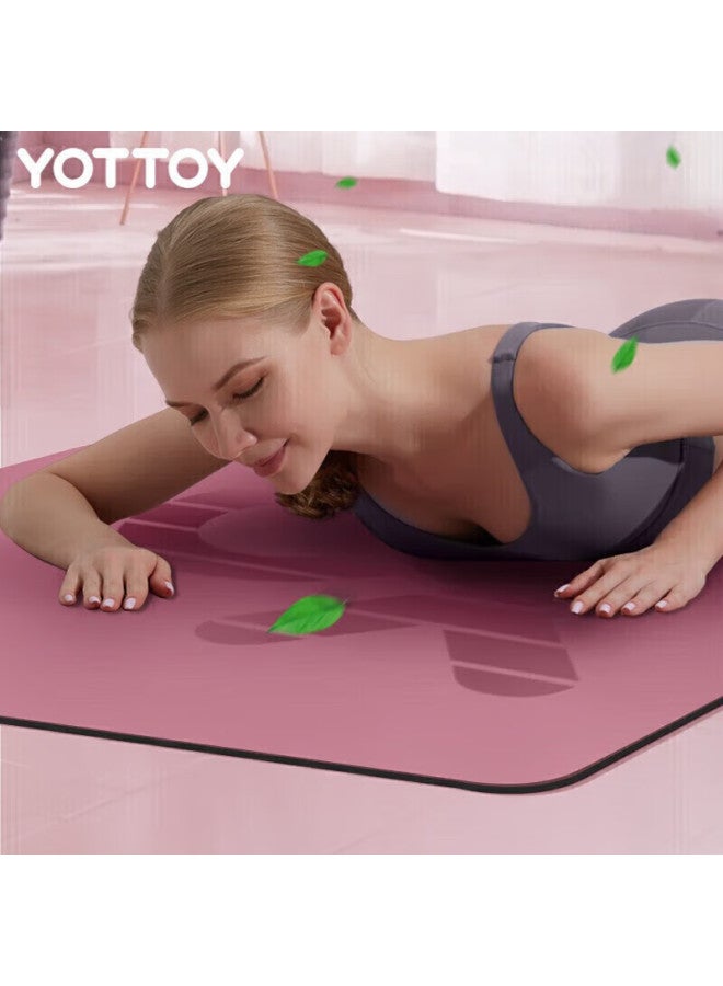 Yottoy Natural Rubber Yoga Mat, Non-slip, Extended And Widened, Eco-friendly Mat, Pu Floor Mat, Home Fitness Mat - Image 4
