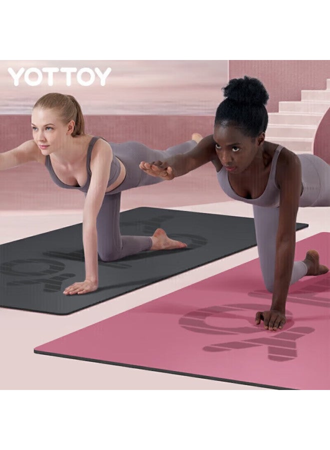 Yottoy Natural Rubber Yoga Mat, Non-slip, Extended And Widened, Eco-friendly Mat, Pu Floor Mat, Home Fitness Mat - Image 2